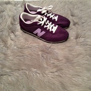 Purple /white New Balance sneakers size 10